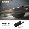 Bevinsee No-Drill Front Bumper License Plate Relocator Bracket Compatible with