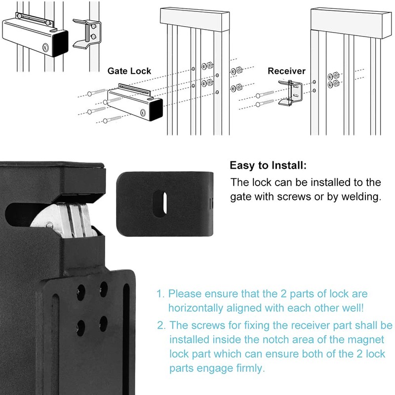 Automatic Electric Gate Lock for Swing Gate Opener Automatic Gate