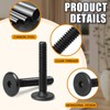 Biaungdo 30 Pcs Flat Head Allen Bolts, 1/4-20 x 1-1/2