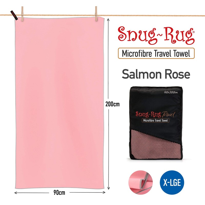Snug Rug Microfibre Towel Extra Large XL 200 x 90cm