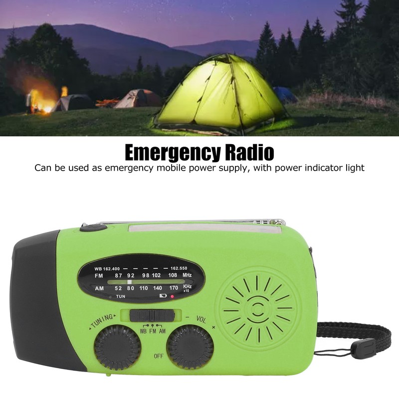 Hand Crank Solar Radio Multifunctional Emergency Radio LED Radio with