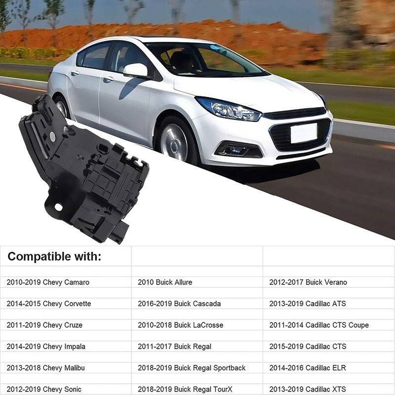 FOKES Trunk Lid Latch Compatible with ATS CTS XTS Camaro
