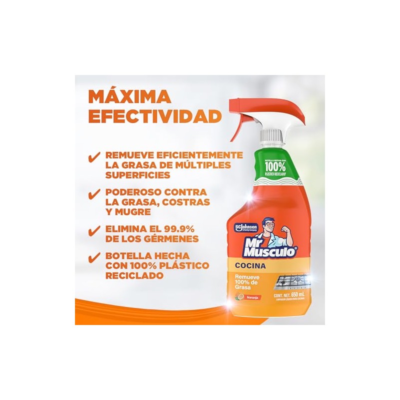 Mr Musculo Pato DESENGRASANTE NARANJA 650ML