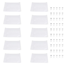 10Pcs Cat Scratch Furniture Protector Transparent PVC Cat Scratch Furniture Protector Tape for Couch Sofa 30x40cm / 11.8x15.7in