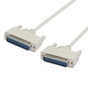 1.5m parallel DB25 male printer cable for connecting a computer