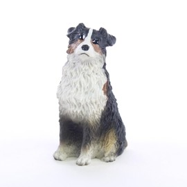 Australian Shepherd Tricolor Docked Tiny Ones Dog Figurine