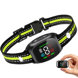 Dog Bark Collar, Tiny Bark Collar for Small Dogs 5-15lbs, Medium, Large Dogs, Automatic Smart Bark Collar, IP67 Waterproof No Shock Anti Barking Collar