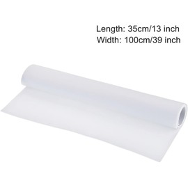 MACHSWON White EVA Foam Sheets 13 x 39 Inch 1mm Thick Sheets Roll for Crafts DIY Projects,Intellectual Building Blocks, 2 Pcs