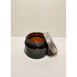 Meliars Envase Pomadera 30/50/60 Grs Ámbar Tapa Aluminio (muestras)