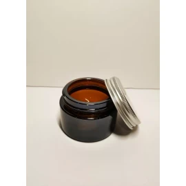 Meliars Envase Pomadera 30/50/60 Grs Ámbar Tapa Aluminio (muestras)