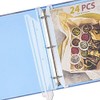 tutata 40Pcs 3 Hole Punched Magazine Holders, Magazine Organizer, 3 Ring Binder Inse...