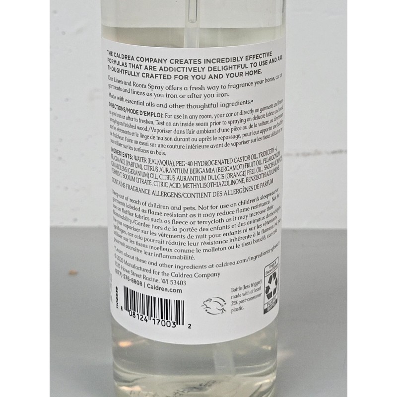Caldrea Linen & Room Spray, SWEET PEA, Made w/ Essential