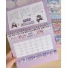 Sanrio Kuromi 2025 Super Cute Mini Desk Calendar With Stickers