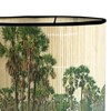 WeiLaiKeQi Bamboo Lamp Shades Drum Lamp Shade E27 Farmhouse Decorative