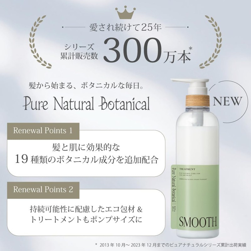 Pure Natural Botanical Smooth Care Treatment