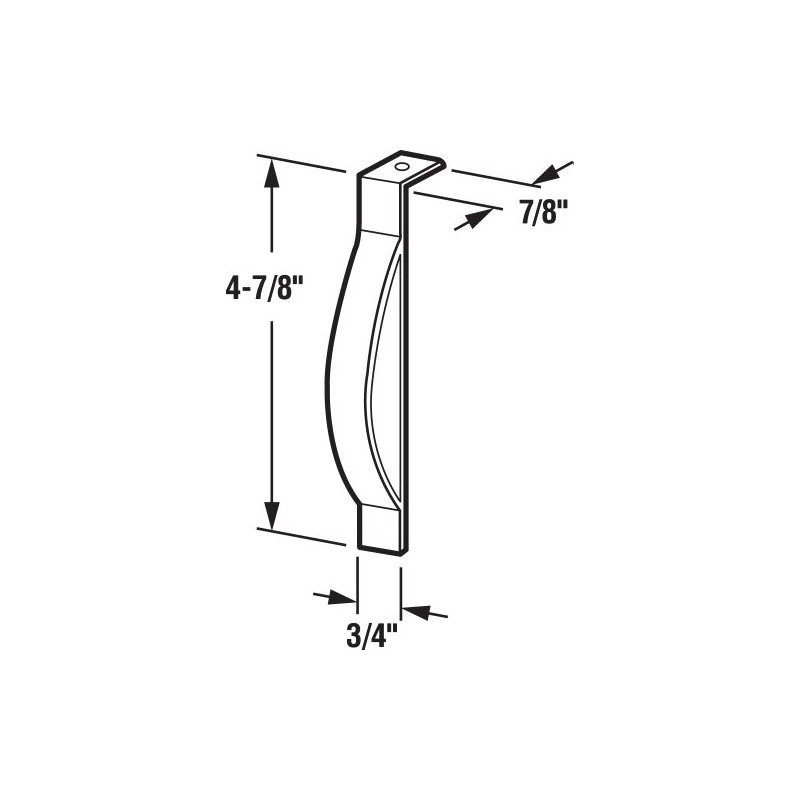 Prime-Line F 2537 Wood Window Sash Spring, Zinc Plated Steel
