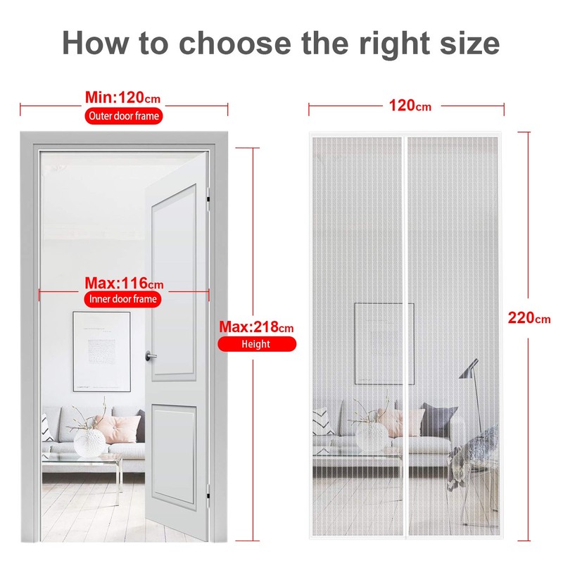 Mycarbon Magnetic Fly Screen Door