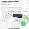Homemaid Living 100% Bamboo Drawer Dividers, Adjustable & Expandable Kitchen