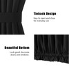 2 Panel French Door Curtains With Rod Pocket Tieback Indoor