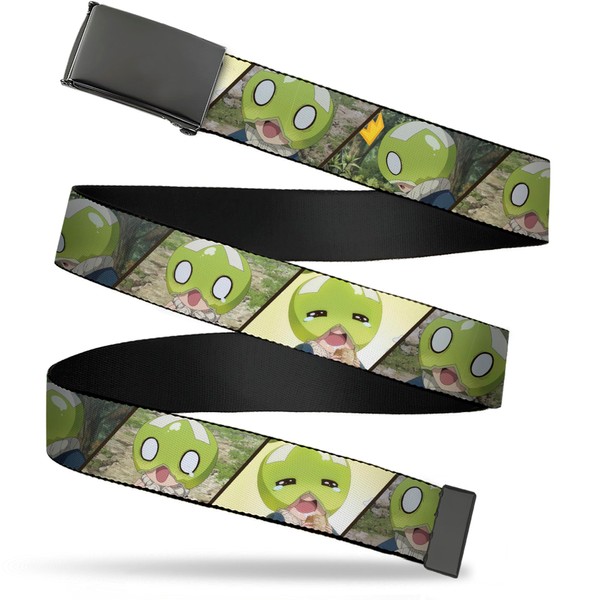 Buckle-Down Dr. Stone Belt, Flip Web Belt Dr Stone Title