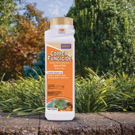 Bonide Copper Fungicide, 1 lb. Ready-to-Use Spray or Dust for Organic Gardening, Controls Common Diseases in Lawn & Garden