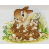 Abillyn Rabbit Family Stamped Cross Stitch Kit with Printed Pattern
