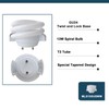 MLS13GUS 13W T3 Spiral 2700K Soft White,GU24 Twist and Lock