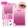 Wosheer Kit De Extensiones Pestañas 8-18mm Pestañas (matte)