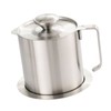 Bacon Grease Container with Strainer 304 Stainless Steel 1.8L Food