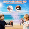 Automatic Refill Bubble Gun for Kids - 20 Holes LED