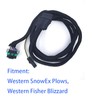 11-Pin Vehicle Side Light Wiring Harness Kit Fit for Western