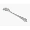 Pooja Bazar Disposable Plastic Spoons - Silver (200 Pack)