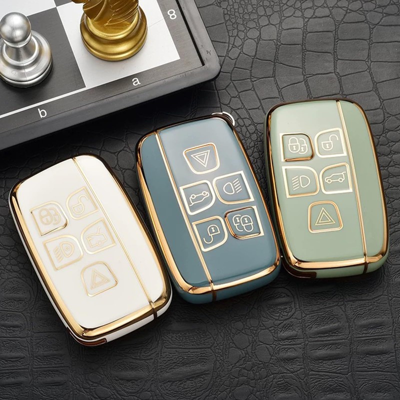 DEFIYEAR Car Key Cover for Range Rover - TPU Protection,