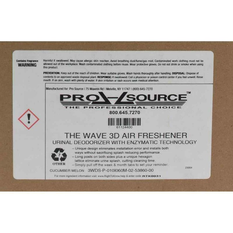 PRO-SOURCE Pack of 10 PRO-SOURCE Urinal Screens: Green, Cucumber Melon