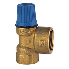 Safety valve inlet 3/4 inch, outlet 1 inch, 10 bar