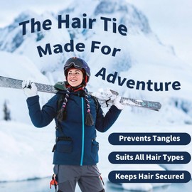 Elastic Braided Spiral Hair Ties (4PCS-26"-Multicolor), No Damage Tangle Free Ponytail Holders for Long, Women with Thick Curly Hair, Perfect for Surfing/Swimming/Sports/Riding/Running/Workouts