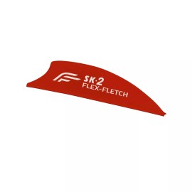 FLEX FLETCH PRODUCTS SK2 | FLEX-FLETCH Premium Archery Vanes 50 Pack RED, GREEN, PINK, PURPLE, WHITE - REAL RED