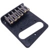 Jiayouy Carved Roller Telecaster Bridge 6 String Saddle Bridge Plate