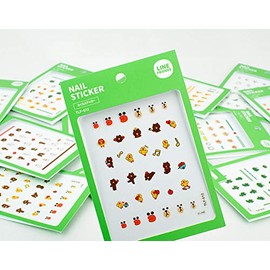 TOK|LINEFRIENDS ネイルステッカー TLF-002