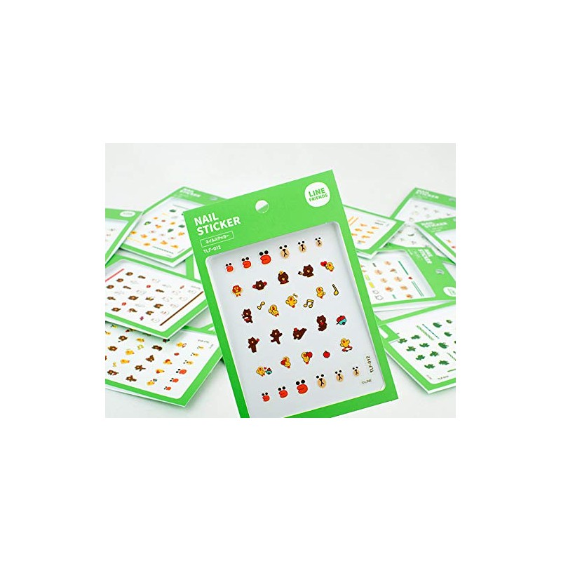 TOK|LINEFRIENDS ネイルステッカー TLF-002