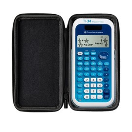 WYNGS TI-34 MultiView Calculator with Protective Case in Red - Basic Set