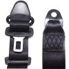 C-HORSE 2 Retractable 3 Point Safety Black Seat Belt Straps
