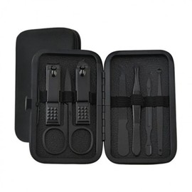 Nail clipper set Nail clipper Toenail trimmer Nail cutter-WFIZK0M Black (7 basic types) / 손톱깎기세트 손톱깎이 발톱정리 네일 커터-WFIZK0M 블랙(기본7종)