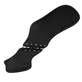 KACEPAR Universal Motorcycle Heat Saddle Shield Deflectors PU Leather, Motorcycle Side Saddle Leather Heat Shield Deflector, Universal Leather Saddle Heat Shield Deflector Compatible with Harley