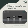 Evi Herrajes, Tope de puerta con base roscada in acero
