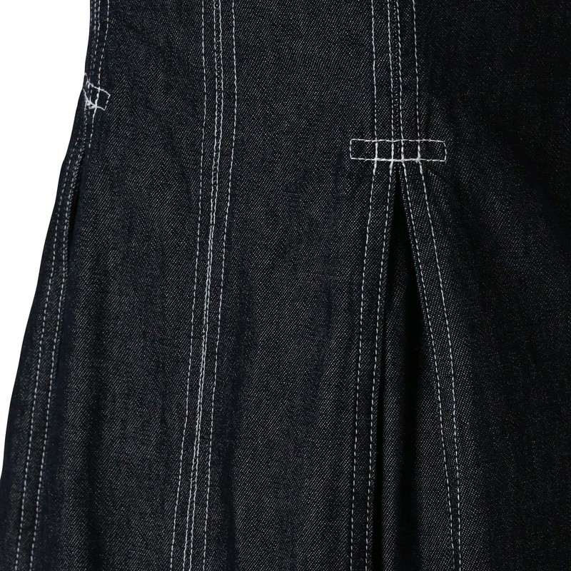 Francfranc Franc Dennier Full Apron Black Apron for Women Black