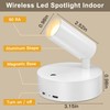 Kimjo Spot Lights Indoor, 4000mAh Rechargeable Plant Spotlight Indoor with