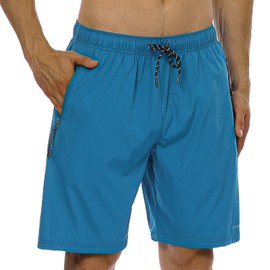 HODOSPORTS - Traje de baño sin forro para hombre, secado rápido, con bolsillos con cierre, Azul eléctrico, 3X-Large