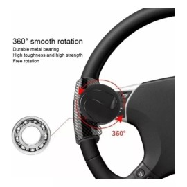 Generic Pomo Giratorio Para Volante Coche Para Manija De Potencia