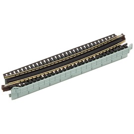Kato USA, Inc. N 19" Curved Deck Girder Bridge Gray 15 Degree, KAT20472